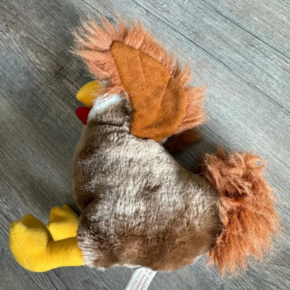 Metacom‎ Old MacDonalds Talking Farmyard Friends Randy Rooster Brown Plush Toy